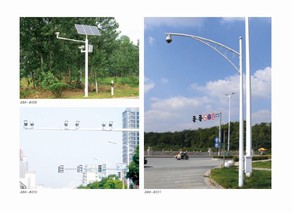 电子警察灯杆